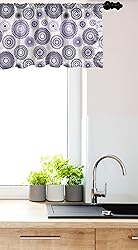 Ambesonne Purple and Black Window