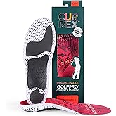 CURREX GolfPro Insoles for Golf Shoes – Arch Support Inserts to Improve Balance, Stability, Comfort & Performance, Help with Foot & Heel Pain Relief – for Men & Women – Low Arch, Large