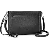 befen Genuine Leather Wristlet Wallet for Women Soft Leather Crossbody Bag Clutch Purse with RFID Small Shoulder Handbags