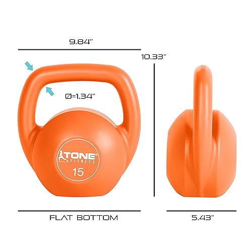 Tone Fitness Kettlebell Body Trainer Set with DVD, 30 Pounds in