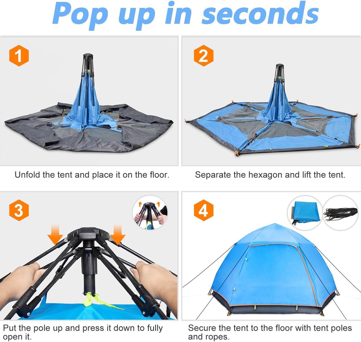 Tents Shelters Bivy Sacks Victostar Instant Pop Up Family
