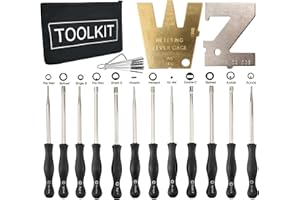 Hippotech 12Pcs Carburetor Adjustment Tool with ZT-1 500-13 Metering Lever Tool for 2 Cycle Small Engine Replace for STIHL Po