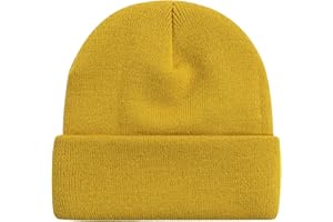 Ruqizhi Beanie Hats for Men Women Slouchy Beanie Hats Winter Knit Cuffed Beanie Soft Hat