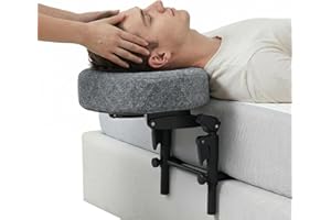 Massage Headrest for Bed, Massage Face Cradle for Bed, Adjustable 18" Height Bed Massage Head Holder, for Home Salon Spa Mass