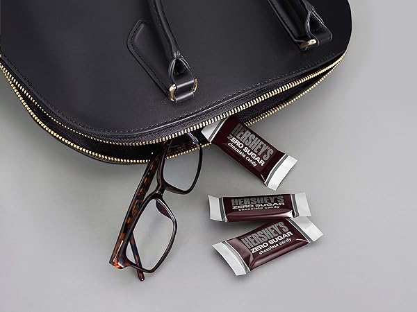 HERSHEY’S ZERO SUGAR CHOCOLATE CANDY BAGS, 3 OZ (12 COUNT)