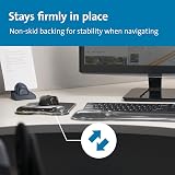 Kensington Duo Gel Mouse Pad with Wrist Rest Grey 62399 Ergonomic view 7