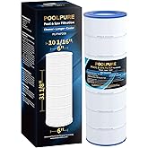 POOLPURE PAP200 Pool Filter Replaces Pentair Clean and Clear 200, CC200, Unicel C-9419, Ultral-C5, PP-C5, Filbur FC-0688, R173217, 59054400, Aladdin 29902, Baleen AK-8005, 200 sq.ft Cartridge, 1 Pack
