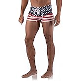 Project 5I – Mens Swim Briefs Square Cut Sexy Mens Swimsuit Briefs with Pouch Swimwear Boxers for Men Mens Short Swim Trunks