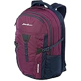 Eddie Bauer Adventurer Backpack with Organization Compartments and Hydration/Laptop Compatible Sleeve, Women's Adventurer - Dark Plum, 30L