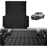 TripleAliners Truck Mat Compatible with 2020-2026 Jeep Gladiator JT 5FT Accessories, Truck Bed Mat Heavy Duty Custom Fit All Weather Protection TPE Pickup Liner
