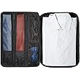 DEGELER® Shirt Bag for crease & wrinkle-free traveling with dress shirts & blouses – Garment bag & Packing Organizer for carry-on luggage accessory – blue
