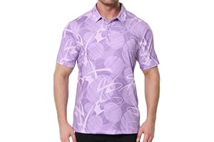 SPORTY BUFF Men's Golf Polo Shirt - Standout Performance Quick-Dry Golf Polo Shirts for Men