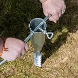 Garden Mile Metal Clothes Washing Line Ground Spike Screw Base for Rotary Airer view 5