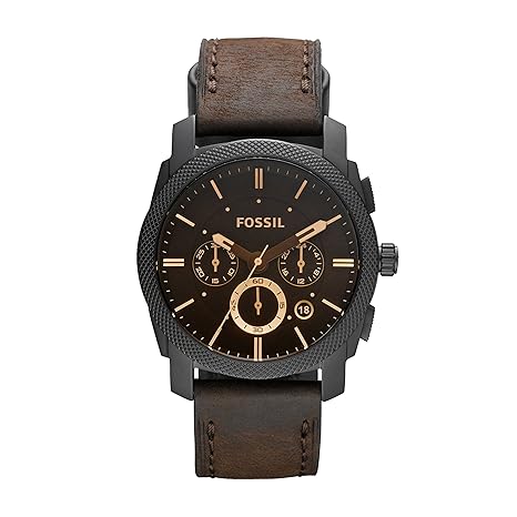 Fossil Brown Dial Analogue Mens Watch
