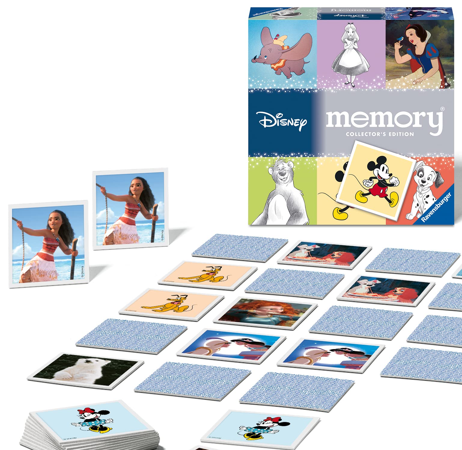 Ravensburger Disney Classics Collector's Memory - Matching Picture Snap Pairs Game For Kids Age 3 Years and Up