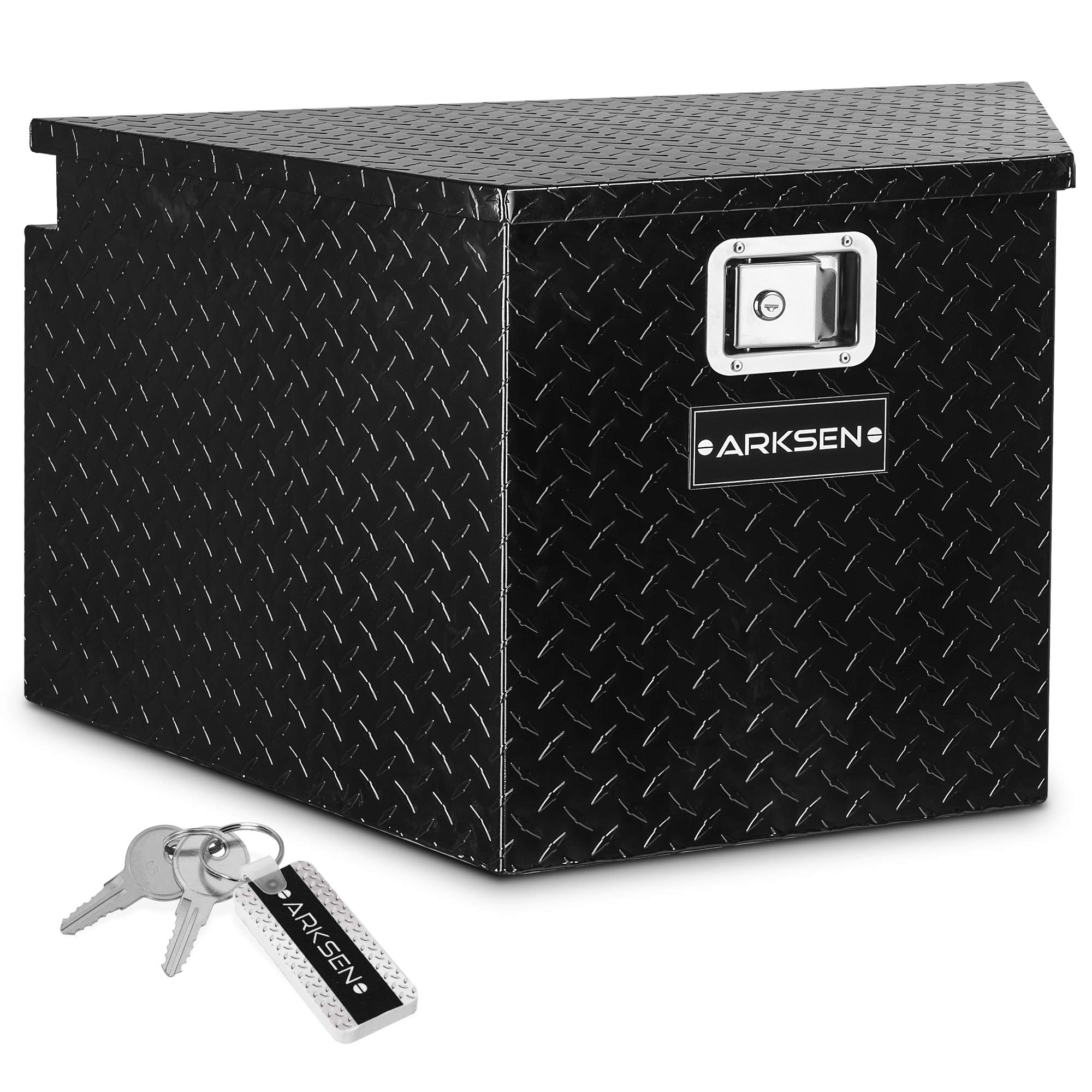 Buy ARKSEN 33 Inch Heavy Duty Diamond Plate Aluminum Trailer Tongue Box