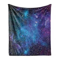 Ambesonne Outer Space Soft Flannel Fleece Throw