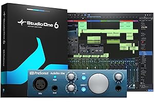 PreSonus AudioBox iOne 2x2 USB/iPad Audio Interface with Studio One Artist and Ableton Live Lite DAW Recording Software