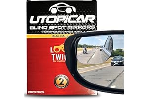 Blind Spot Convex Car Mirror: XLarge Rear View | Rearview Automotive Mirror for Car Exterior Accessories and Interior for Wom