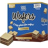 ChocZero Sugar Free Chocolate Wafer Cookies, Gluten Free | Chocolate Creme Filled Wafers, No Sugar Alcohols, Keto, Low Carb, High Fiber, 16 Cookies