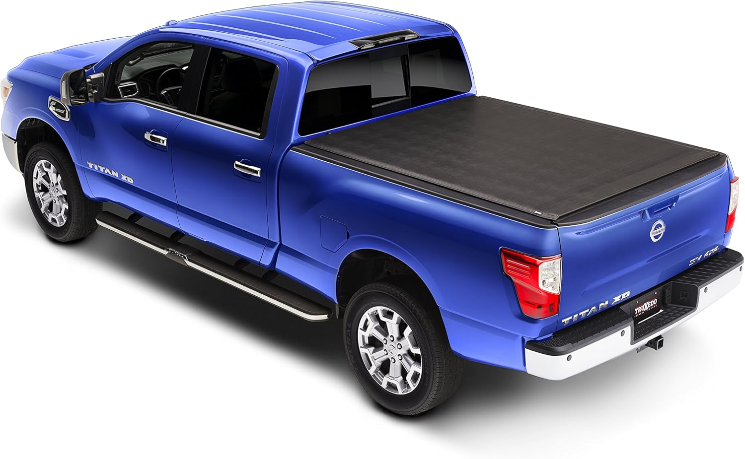Amazon Com Truxedo Titanium 908801 Titanium Hard Roll Up Tonneau Cover For Nissan Titan 8 Bed W Or W Out Track System 908801 08 15 Nissan Titan With Or W O Track System 8 Bed Automotive