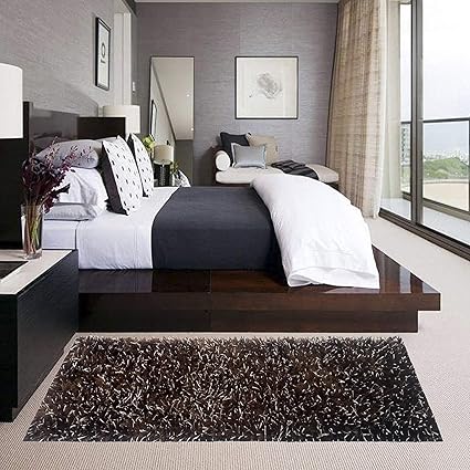 Best Choice Super Soft Silky Non Slip Heart Shape Shaggy Carpet Runner Mats For Bedroom Living Room Floor Home Decoration