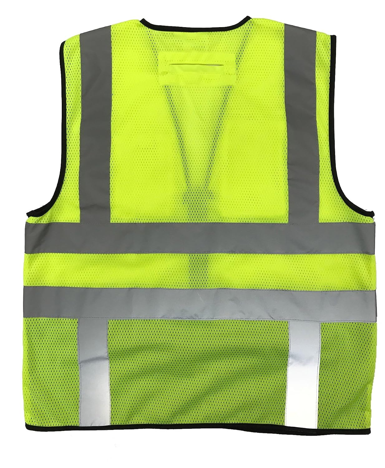 Neon Green/Yellow Safety Vest w/Black 