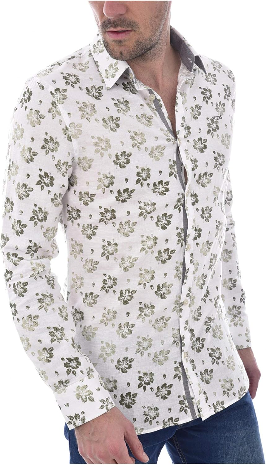 Guess Men's TShirt Green XL Amazon.co.uk Clothing