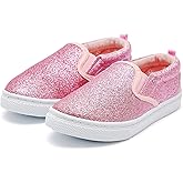 K KomForme Kids Shoes Toddlers Canvas Sneakers Slip on Walking Tennis Shoes for Boys Girls(Toddler/Little Kids/Big Kids)
