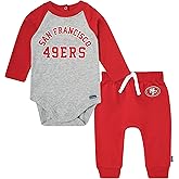 Gerber NFL unisex-baby Nfl Onesie Bodysuit and Jogger Set