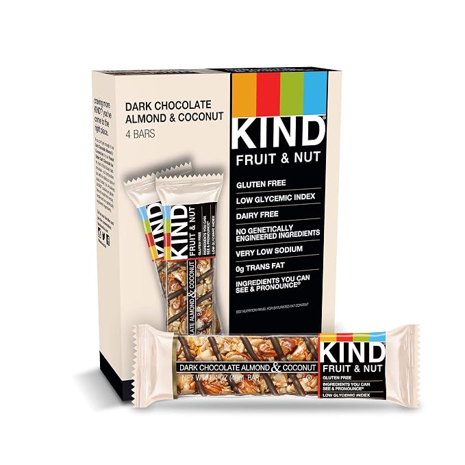 Kind Fruit&nut bar, Dark chocolate, almond, Coconut (602652240027)