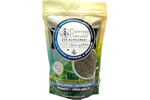 Dried Kelp Powder for Dogs - Canine Caviar Organic Norwegian Dried Kelp Supplement Powder to Improve Teeth and Gums, Circulation, Metabolism, and Joint Health, Dog Supplement (1.5 lb)