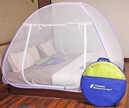 Classic Mosquito Net For Double Bed (Purple)