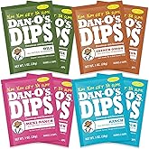 Dan-O&rsquo;s Dips Variety Pack (8 Pack) &ndash; Ranch, Mexi-Ranch, French Onion &amp; Dill Dip Mixes &ndash; All-Natural Seasoning Packets &ndash; Just Add Sour Cream or Greek Yogurt &ndash; No Artificial Ingredients