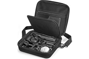 AMAZEAR Carry Case for Insta360 Go Ultra Accessories, Insta 360 Go-Ultra Portable Travel Bag with Shoulder Strap Hard Case fo