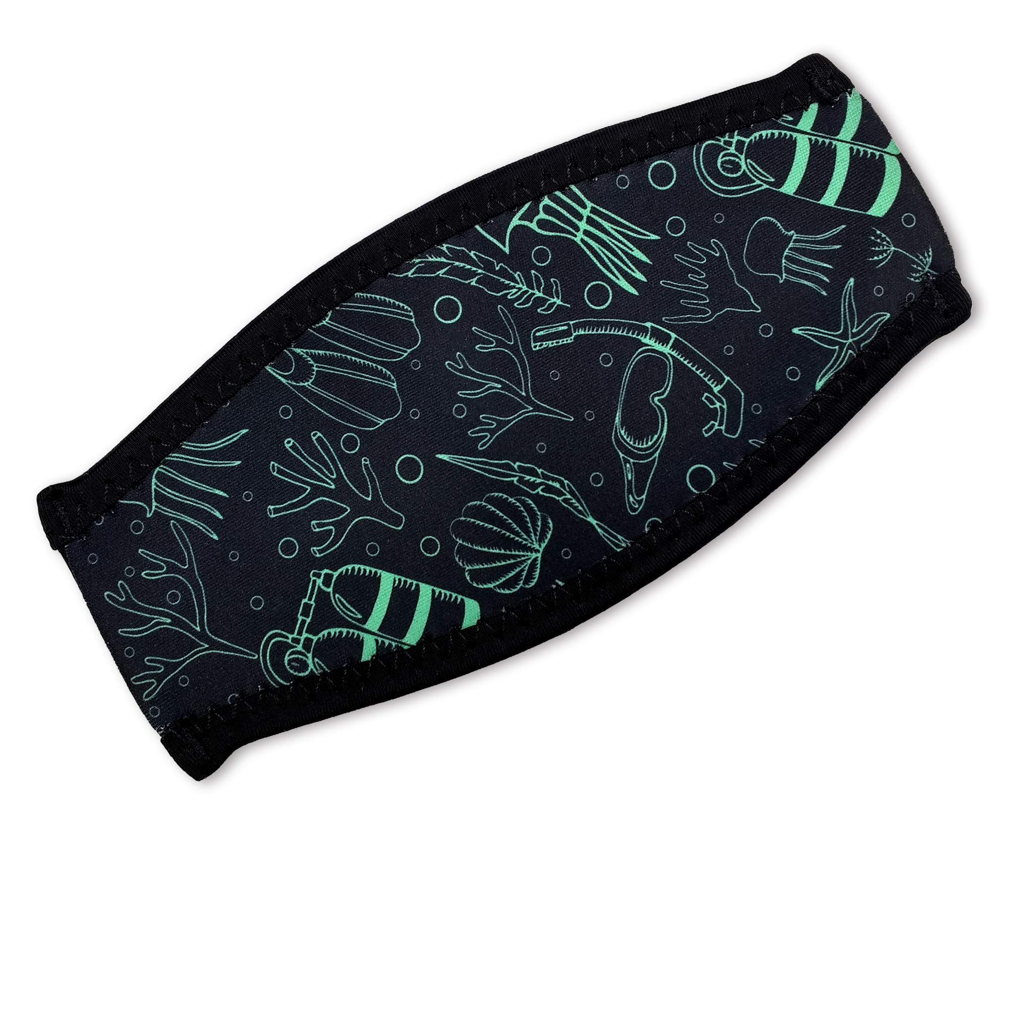 Flow Scuba Gear - Neoprene Cover for Dive and Snorkel Mask Strap (Scuba Gear)