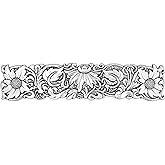 HAQUIL Vintage Flower Rectangular Hairclip, Hair Clip Vintage Viking Celtic Knot Protection Hair Clip, Barrettes Gift for Women Viking Hair Accessories