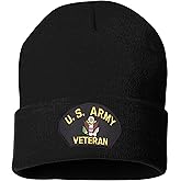 US Army Veteran Beanie Hat Vintage Military Warm Winter Cap