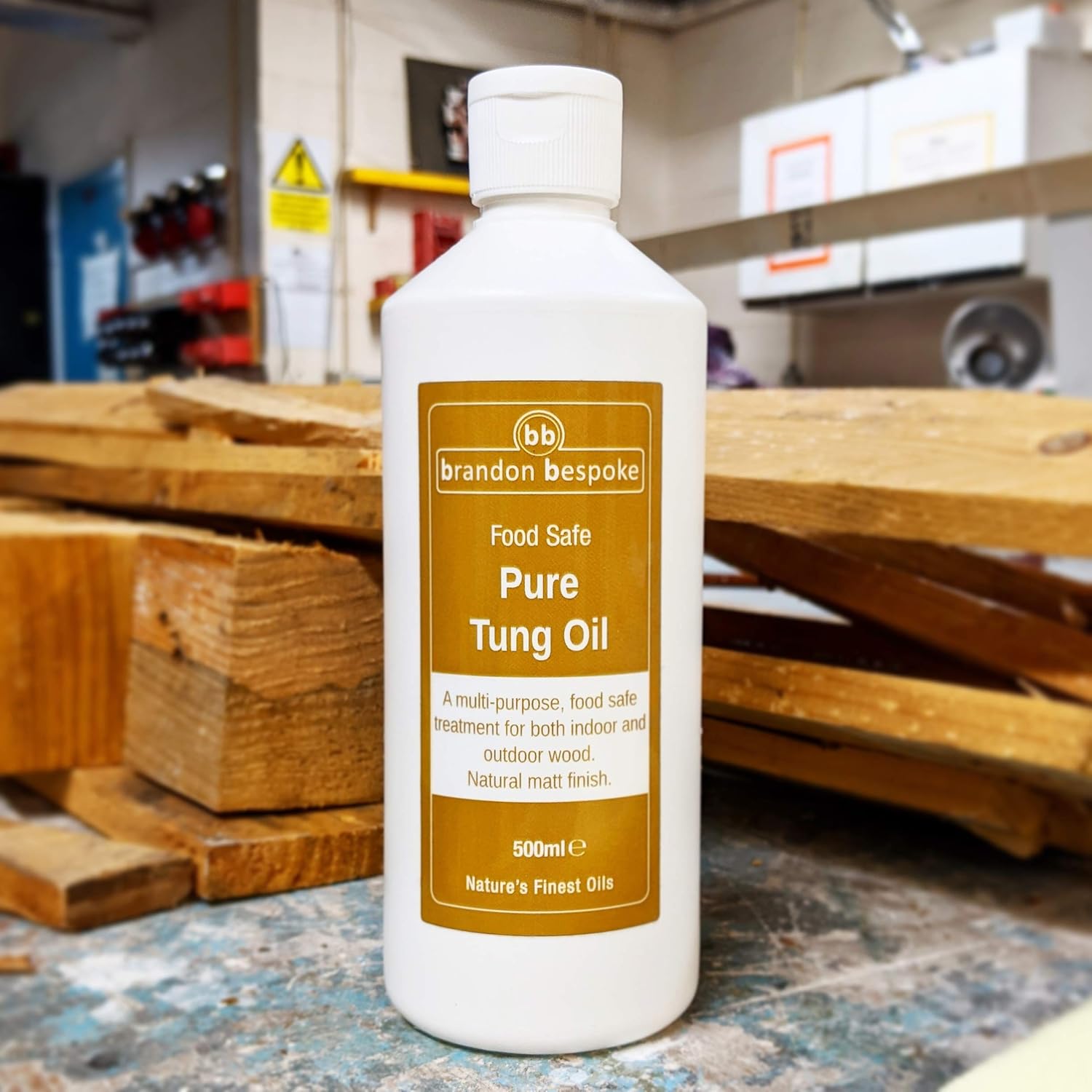 Pure Tung Oil Food Safe, Natural Wood One, 500ml - Image 5