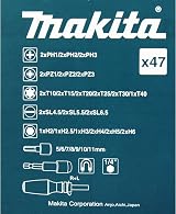 Makita B-36170 47-Piece Ratchet and Bit Set Multi-Colour view 5