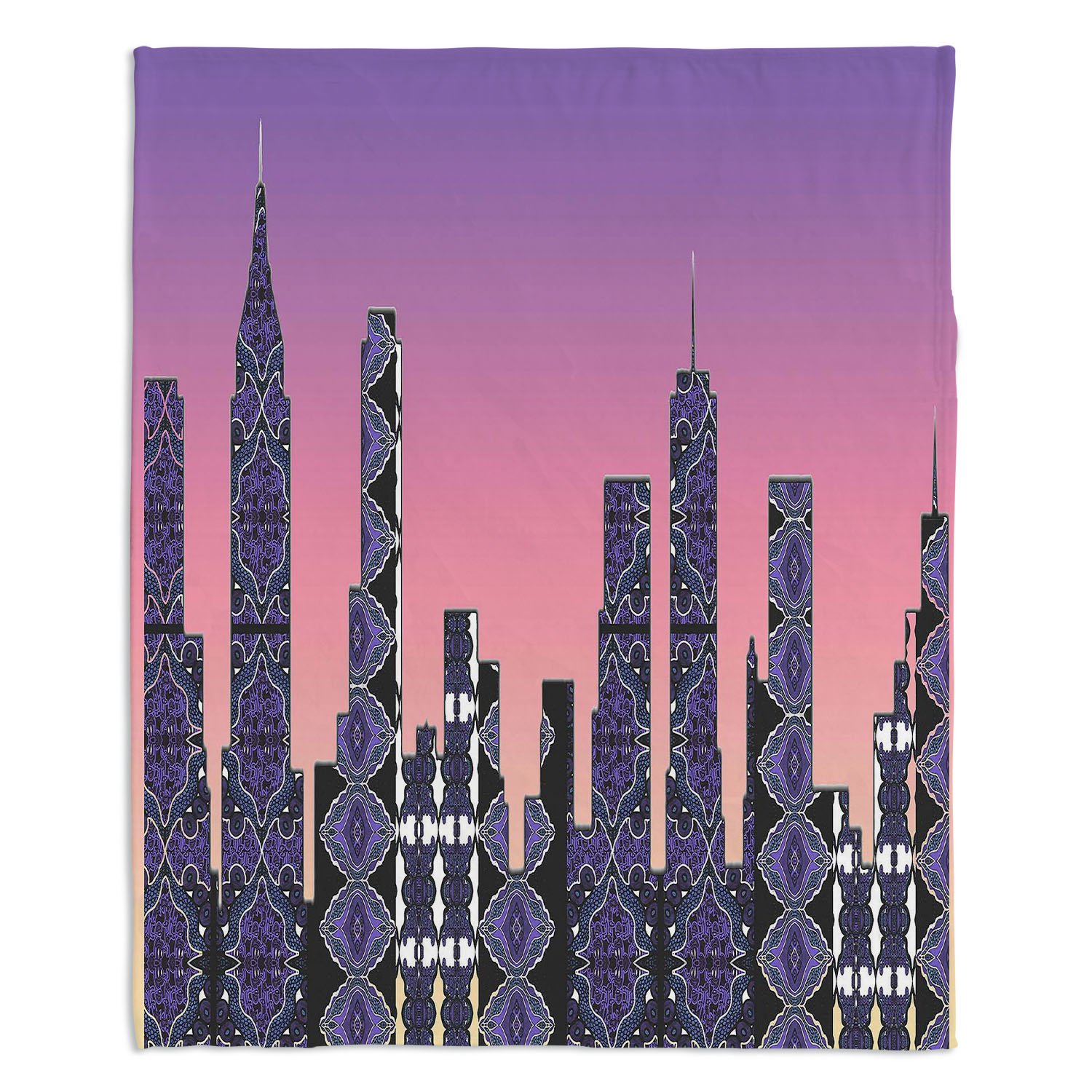 国内最安値 ブランケットウルトラソフトfuzzy 4サイズダイアノウチェデザインズ スージーkunzelman Pantone ニューヨークスカイライン新しいホーム装飾寝室ソファスローブランケット Large 80 X 60 Blk Susiekpantonenewyorkskyline3 Large 80 B01doh5f8m 即納最大