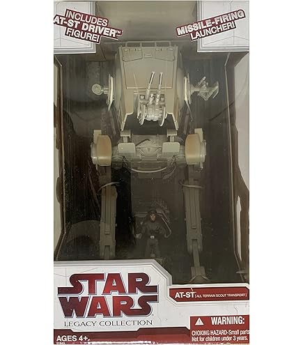 Amazon.com: Star Wars Power of the Jedi IMPERIAL AT-ST SCOUT