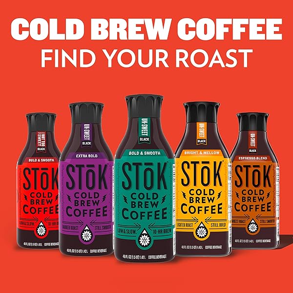 STOK ESPRESSO COFFEE SHOTS, BLACK, UNSWEETENED, DARK ROAST COFFEE, READY TO DRINK, USE FOR LATTES, AMERICANOS, 13 ML PODS, 264 COUNT