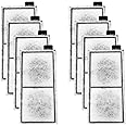 AQQA 8 Pack Aquarium Replacement Filter Cartridge Fish Tank Filter Cartridge for Aquarium Internal Filter (Large)