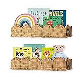 Nursery Book Shelves Set of 2 - Artisanal Natural