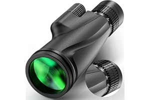 Monocular Telescope 80 x 100 High Powered Monoculars for Adults with Tripod, Monocular for Smartphone Suitable for Bird Watching Larger Vision Monoculars for Adults with BAK4 Prism & FMC Lens Black