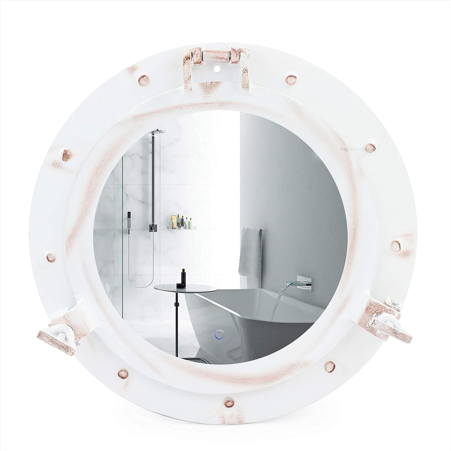 white nursery mirror
