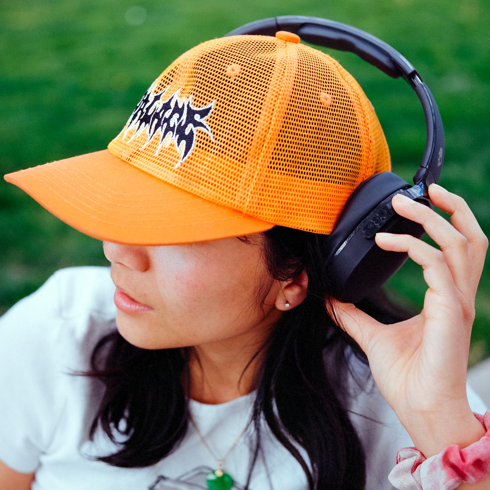 Skullcandy Hesh ANC Wireless Over-Ear Bluetooth Headphones with Extra USB-C Charging Cable, Active Noise Canceling, 22 Hrs Battery, Foldable Lightweight Design, Microphone iPhone Android - True Black