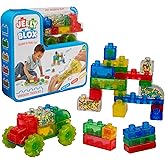 Goliath Jelly Blox Vrroom! Truck Kit | Includes 35 Blocks | Toddler & Preschool Building Blocks Kids Can Squeeze, Stretch, Sq