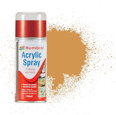 Humbrol Modellers Spray Paint AD6063 Sand 63 150ml Model Paints
